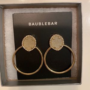 BAUBLEBAR • Lutana Druzy Hoop Earrings